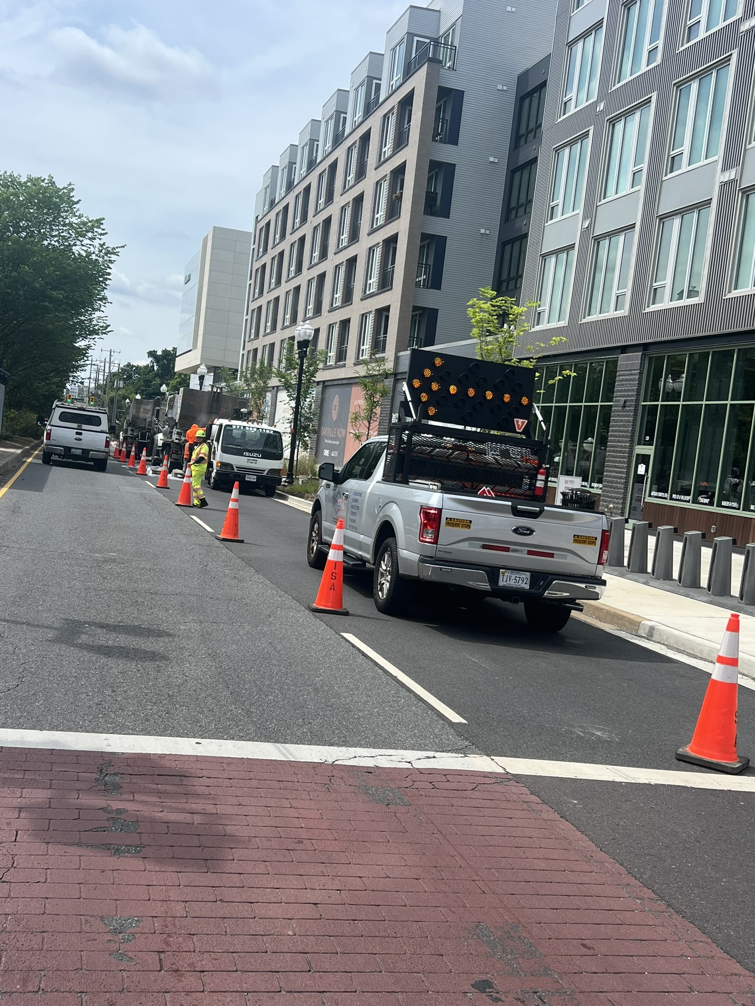 Downtown Signal Upgrade flagger service