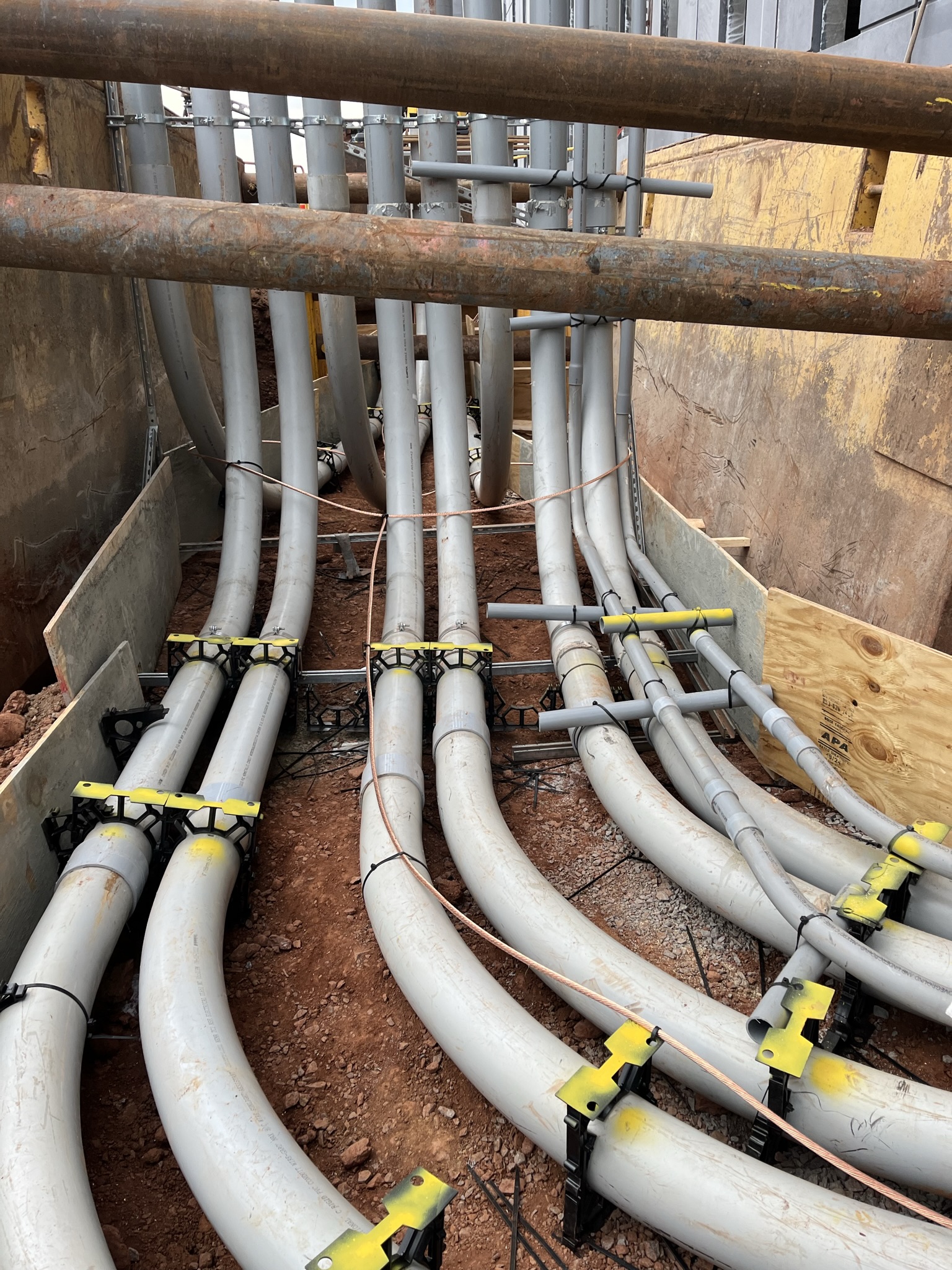 Conduit and ductbank installation