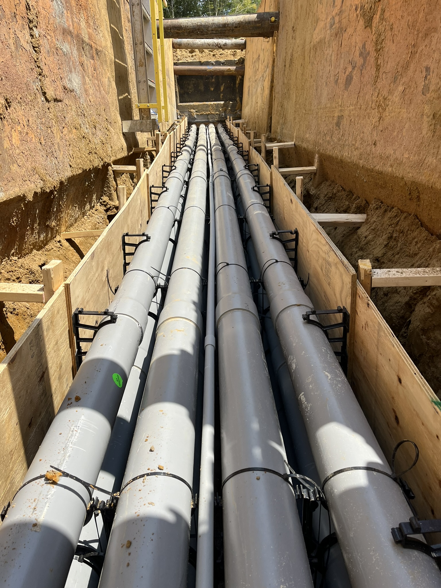 Ductbank trenching work