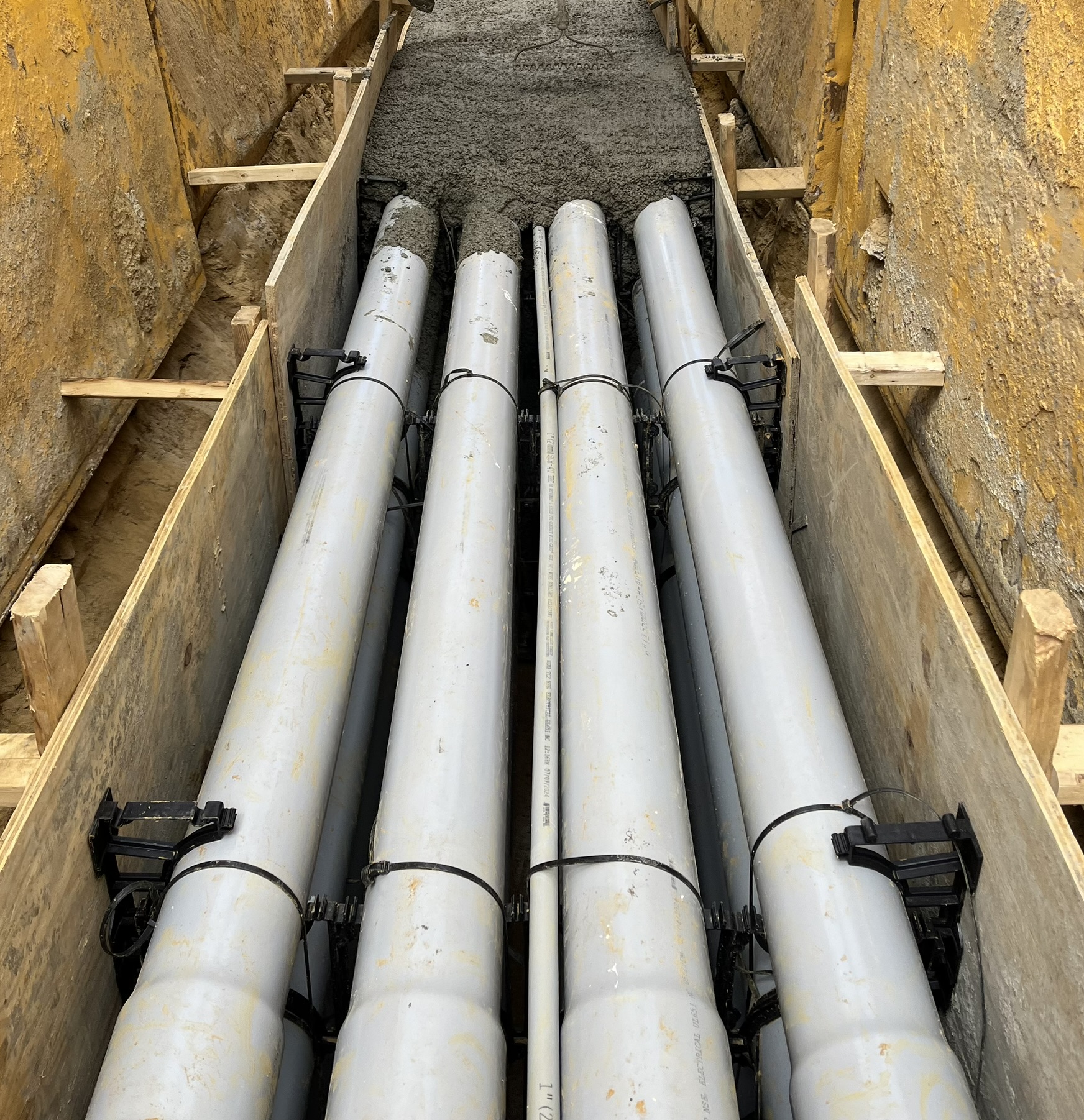 Conduit alignment and placement