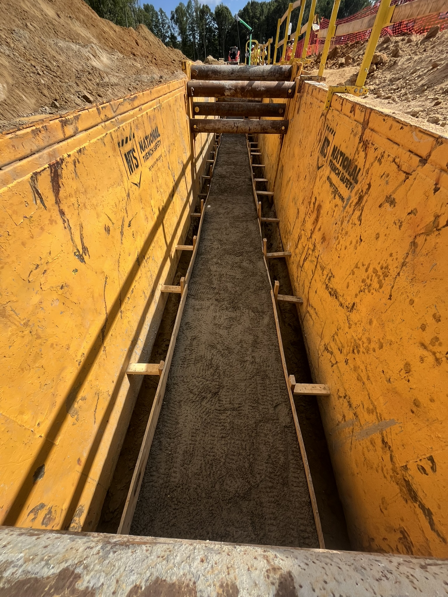 Ductbank installation detail