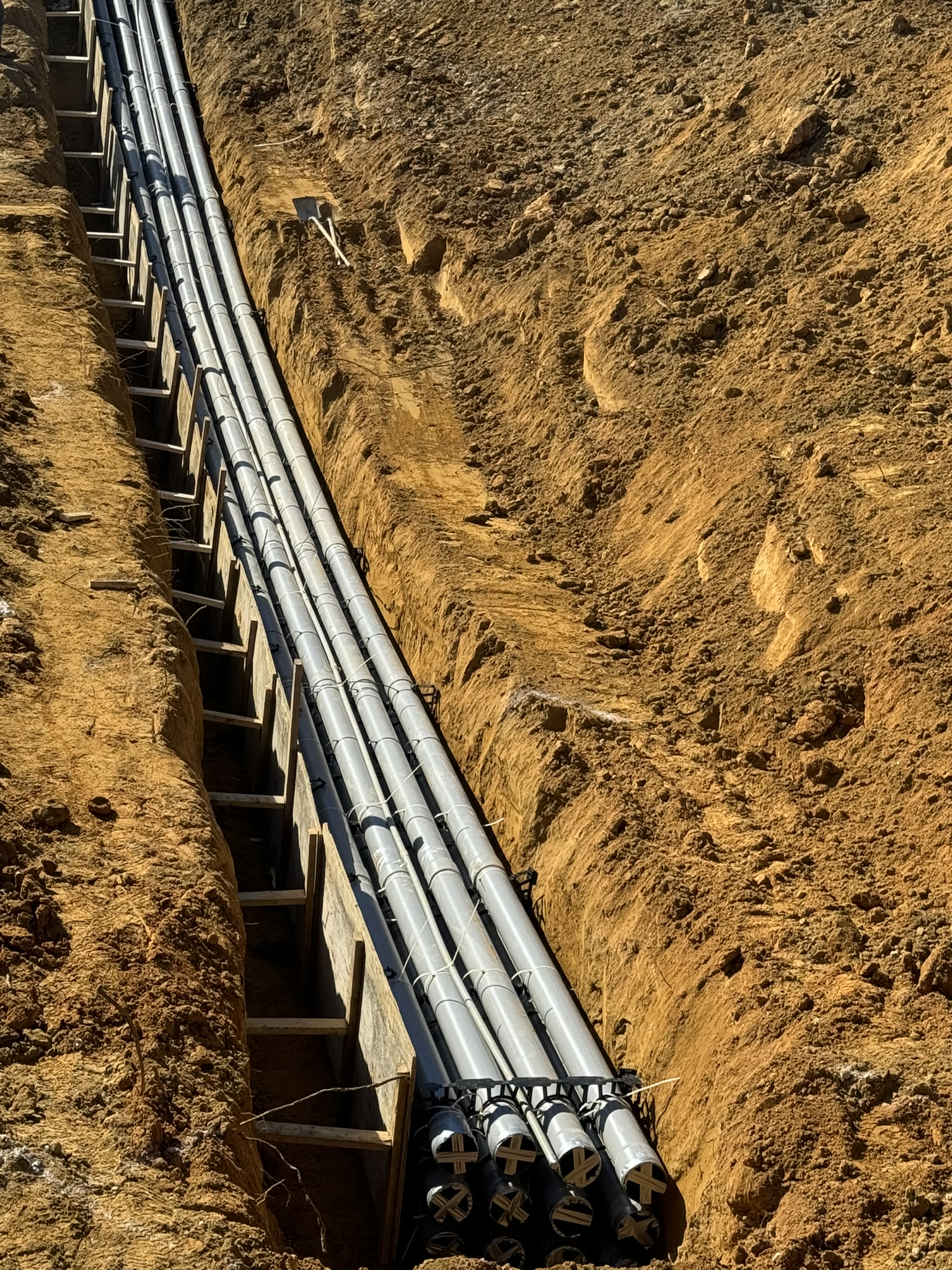 Ductbank encasement work