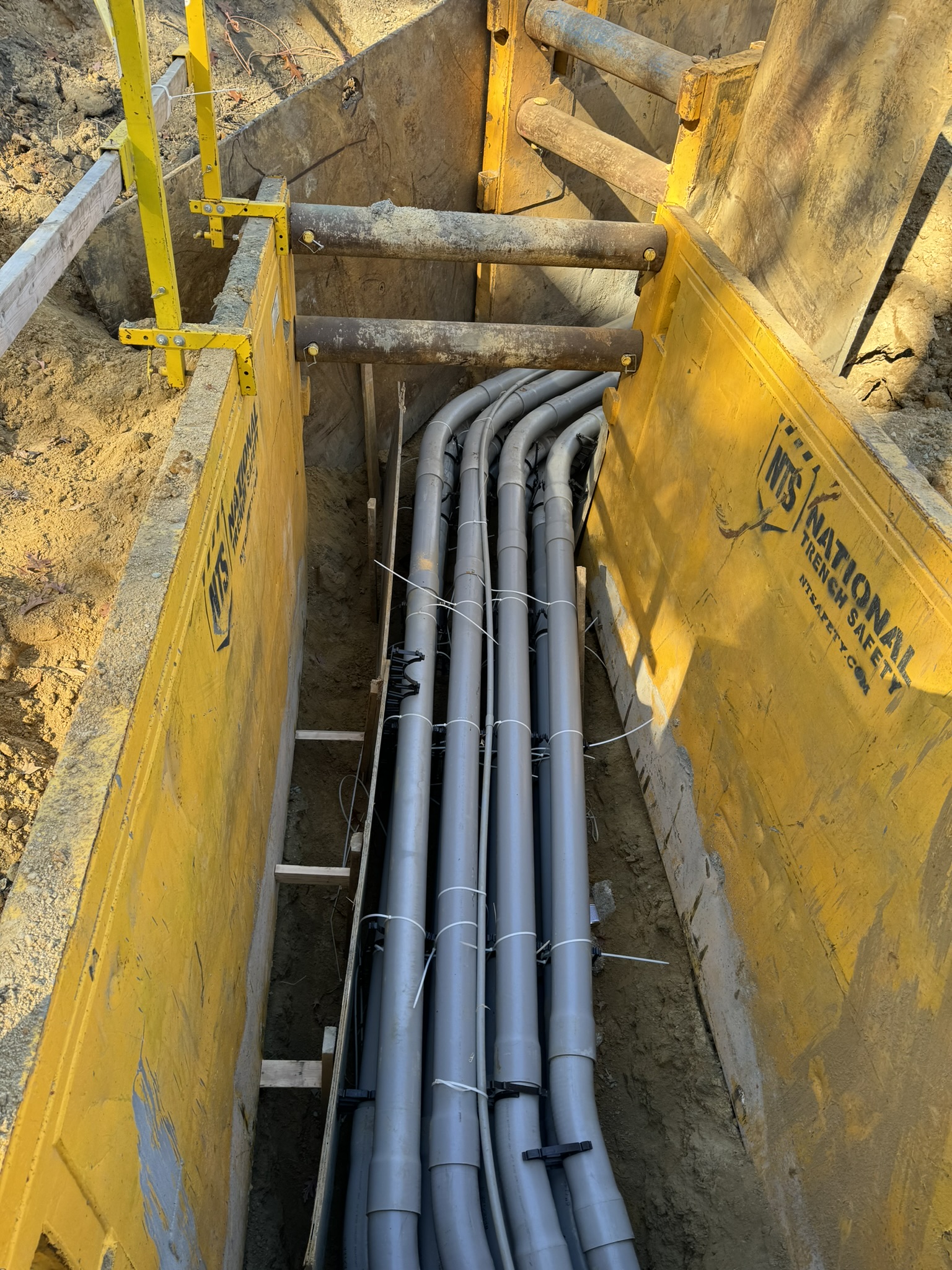 Fiber ductbank installation