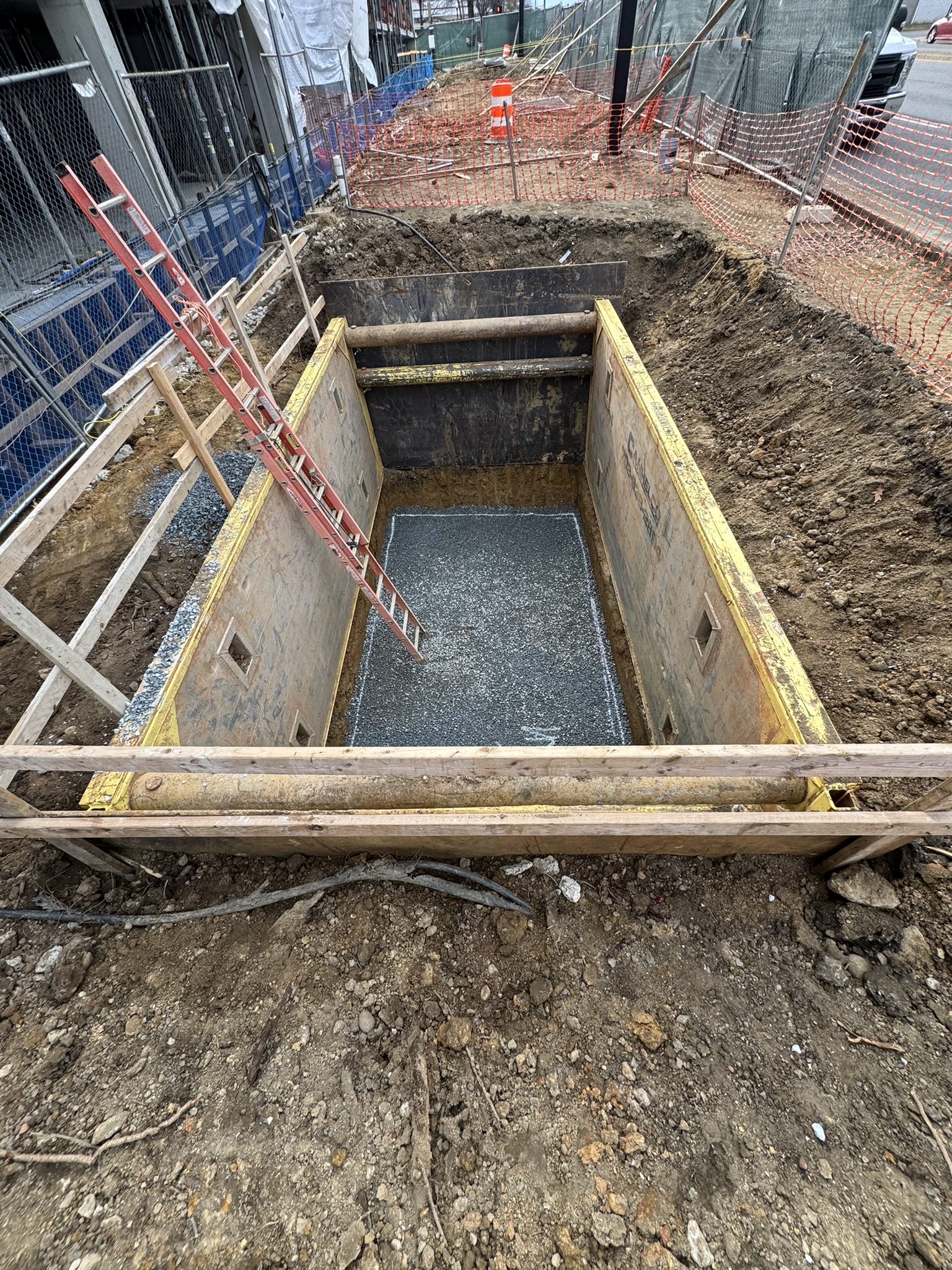 Site preparation and backfill